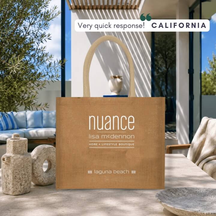 portfolio nuance Nuance jute bag